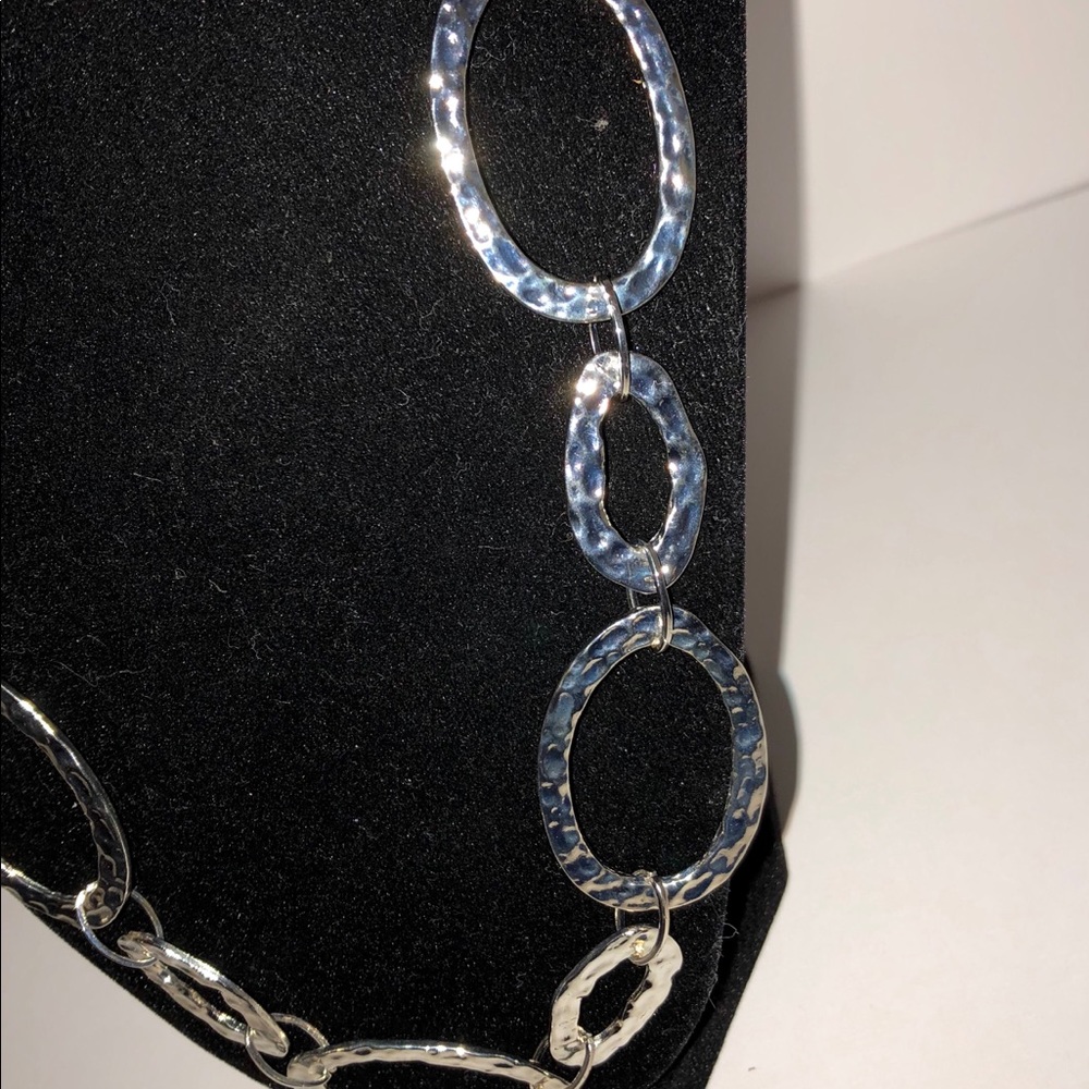 Silver Necklace & Earring Set - Picture 2 of 8
